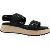 GIOSEPPO Cloverland - Sandalen - Zwart - Sleehak 4 cm - Verstelbare Sluiting