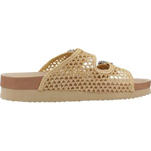 GIOSEPPO - PLAISTOW - Teenslippers - Naturel - Natuurlijk - Biologische Zool - Anatomisch Voetbed