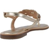 GIOSEPPO Dunne, platte damessandalen, platina, maat 35, Platina, 35 EU