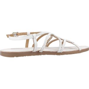 GIOSEPPO Orland - Plateausandaal - Wit - Leren Voering - Gevoerde Binnenzool van Latex