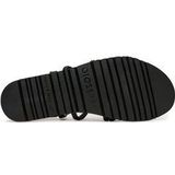 GIOSEPPO Orland - Platte Damessandalen - Zwart - Leer