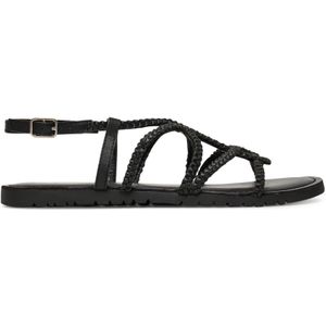 GIOSEPPO Orland - Platte Damessandalen - Zwart - Leer