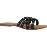 Sandalen - Leren - Platte - Klinknagels