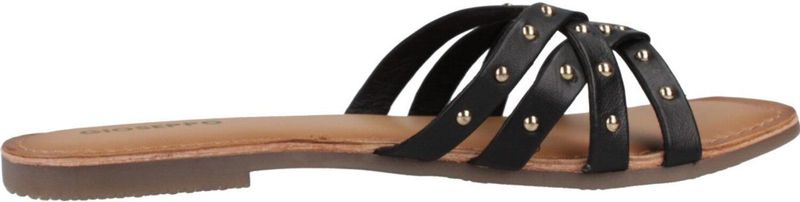 Sandalen - Leren - Platte - Klinknagels