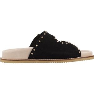 Marni Sabot leren slippers Blauw