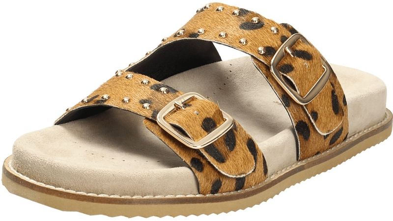 Gioseppo - Guenther - Dierenprint Sandaal - Veelkleurig - Ponyhaar