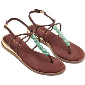 GIOSEPPO Millville plateausandalen voor dames, Bruin, 37 EU