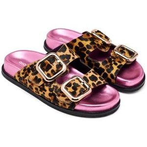 Gioseppo - 75453-Mifflin - Sandalen - Veelkleurig - Leer - Dierenprint