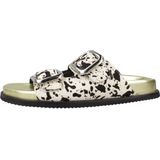 Gioseppo - Mifflin - Sandaal - Veelkleurig - Leer - Dierenprint met dubbele gesp