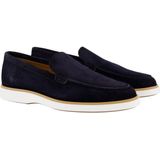 Magnanni nette bootschoenen donkerblauw effen leer