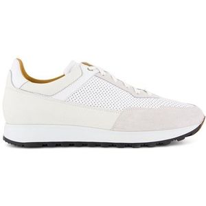 Lage sneakers Magnanni wit effen leer