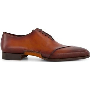 Magnanni nette schoenen lichtbruin leer