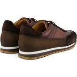 Magnanni leren sneakers bruin