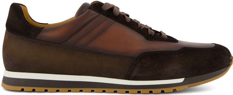 Magnanni leren sneakers bruin