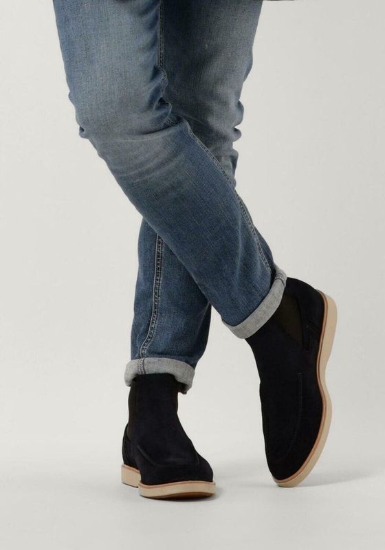 Magnanni - 25120 - Laarzen - Navy-Black - Leer