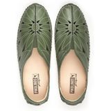 Pikolinos - 578-7399 - Instappers - Groen - Glad Leer - Rubber Zool