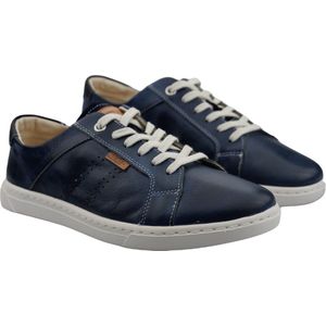 Pikolinos, Schoenen, Heren, Blauw, 41 EU, Leer, Klassieke Alicante Sneaker voor Heren