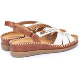 Leren sandalen met sleehak Cadaques PIKOLINOS. Leer materiaal. Maten 40. Wit kleur