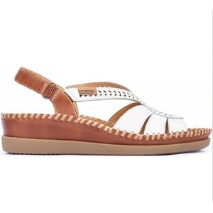 Pikolinos, Schoenen, Dames, Wit, 42 EU, Leer, Veelzijdige Cadaques Sandaal voor Dames