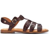 Pikolinos W0X-0747 - Volwassenen Platte sandalen - Kleur: Bruin - Maat: 40