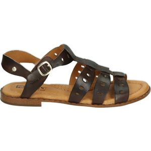 Pikolinos W0X-0747 - Volwassenen Platte sandalen - Kleur: Bruin