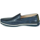 Rieker - B2265 - Herenslippers - Blauw - Textiel - Plat