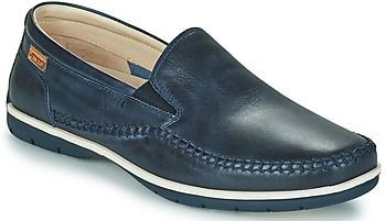 Rieker - B2265 - Herenslippers - Blauw - Textiel - Plat