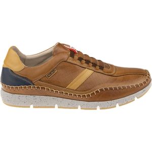 Pikolinos - M4U-6046C1 - Lage Sneakers - Cognac - Glad Leer - Rubber Zool