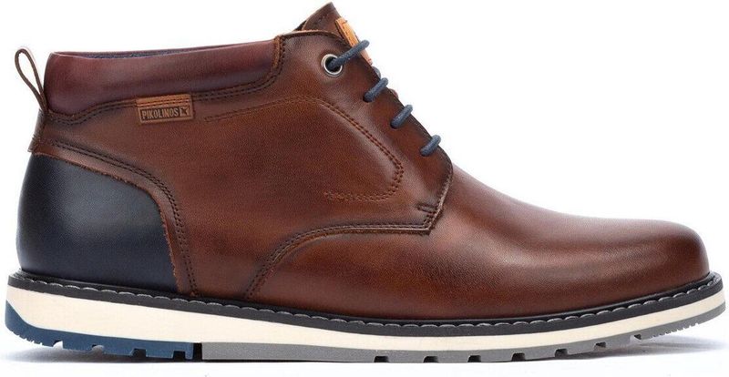 Pikolinos - Men Berna M8J-8181 Olmo - Enkellaars - Bruin - Rundleer