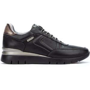 Pikolinos - Cantabria W4R-6731 - Sneaker - Zwart - Rundleer - Lichtgewicht Zool