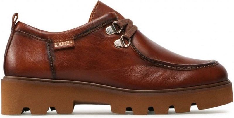 Pikolinos Salamanca - Dames Veterschoen - Bruin - Leer