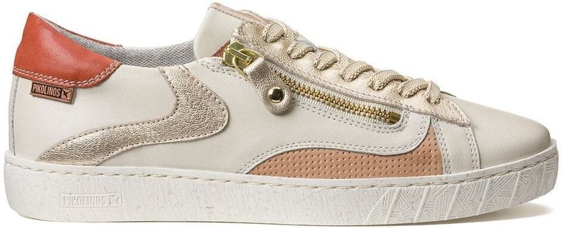 Pikolinos - Lanzarote - Damestrainers - Groen - Leer - Eco-vriendelijk