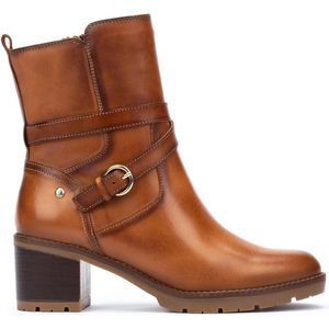 Leren bottines met hak Llanes PIKOLINOS. Leer materiaal. Maten 36. Kastanje kleur