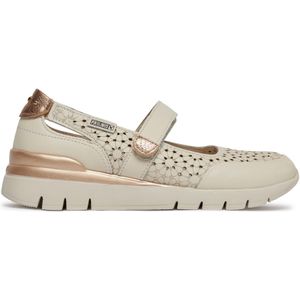Pikolinos - W4R-6989C1 Ballerina - Wit - Leer - Casual - Plat