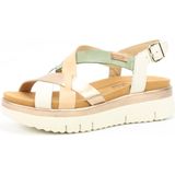 Pikolinos Palma dames sandaal - Beige multi
