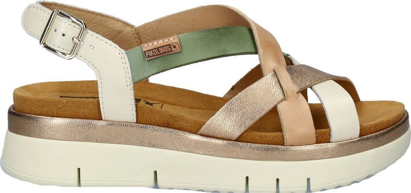 Pikolinos Palma dames sandaal - Beige multi