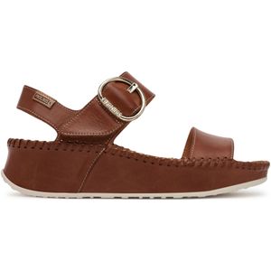 Pikolinos - Marina W1C-0709 - Sandaal - Brandy - Rundleer - Klittenbandsluiting