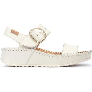 Pikolinos - Marina W1C-0709 - Sandalen - Nata - Rundleer - Klittenbandsluiting