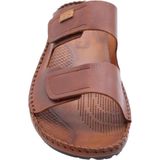 Pikolinos - 06J-0084 - Sandalen - Bruin - Leer - Plat - Klittenband - Casual