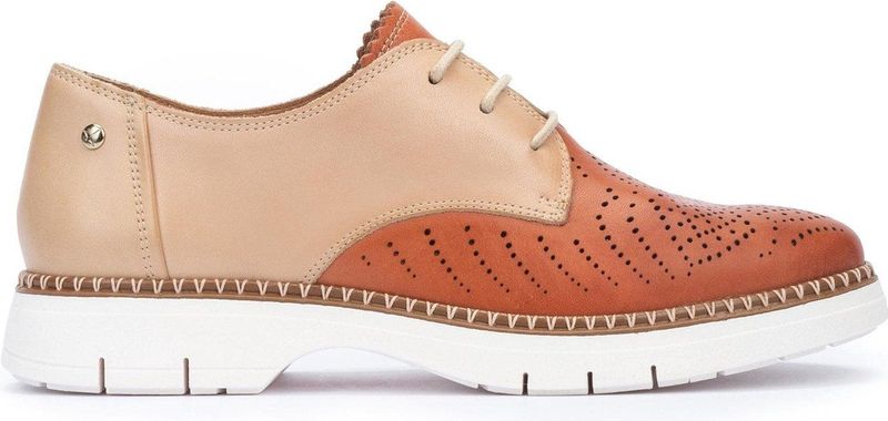 Pikolinos - Dames Veterschoenen - Bruin - Leer