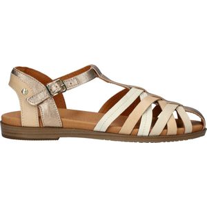 Pikolinos, Gouden Band Formentera Sandalen Beige, Dames, Maat:35 EU