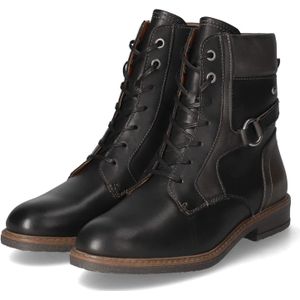 Pikolinos Aldaya - Dames Laars - Zwart - Leer - Antislip Rubberen Basis