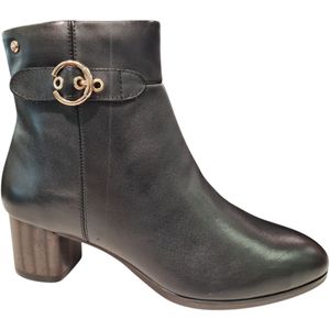 Pikolinos - Calafat W1Z-8588 - Enkellaars - Zwart - 100% Rundleer