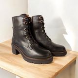 Pikolinos - Veterboot Soria W0B-8552C1 - Zwart - Leer