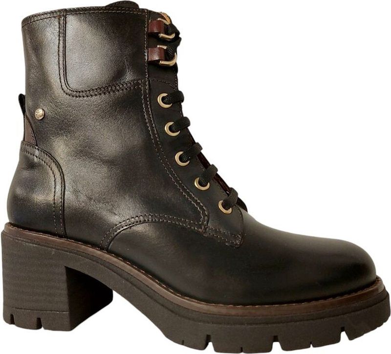Pikolinos - Veterboot Soria W0B-8552C1 - Zwart - Leer
