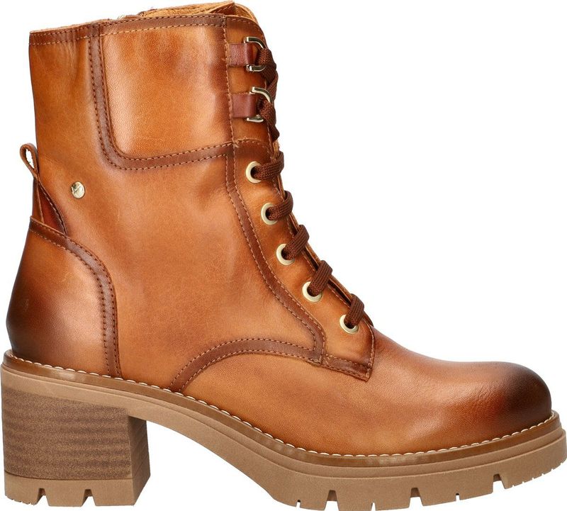 Pikolinos Soria dames veterboot - Cognac