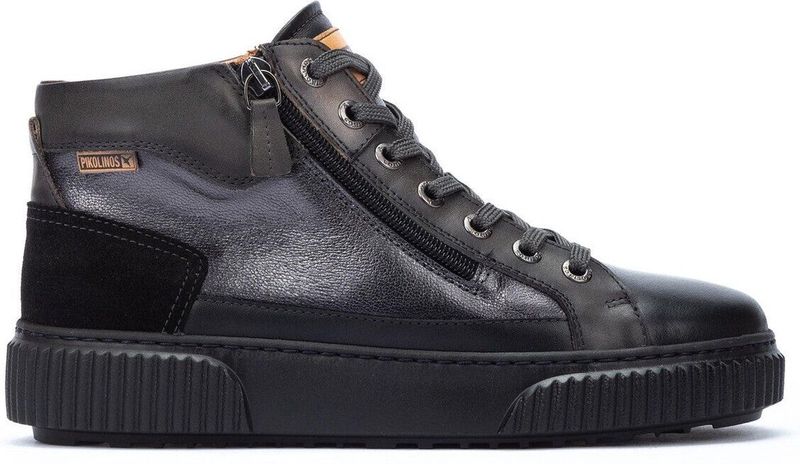 Pikolinos - Dames Sneaker Boot - Zwart - Leer