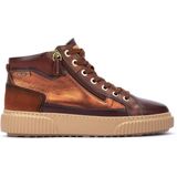 Pikolinos - Hoge Sneakers - Rood - Leer