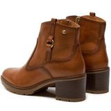 Pikolinos - W7H-8817 - Leren Enkellaarsjes - Bruin - 5 tot 8 cm Hakhoogte - Ritssluiting