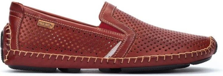 Pikolinos Jerez - Heren Instapper - Rood - Leer